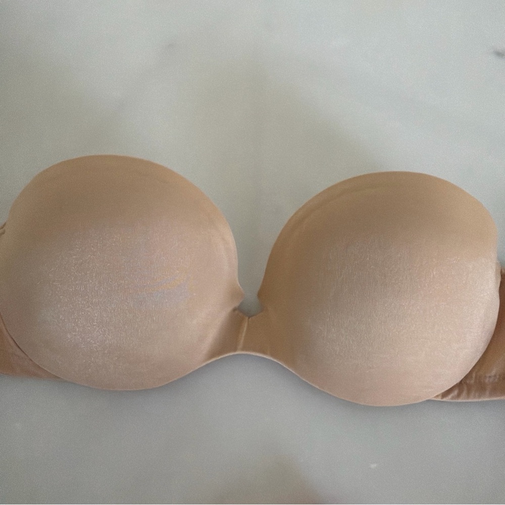 Victoria's Secret Beige Strapless Bra